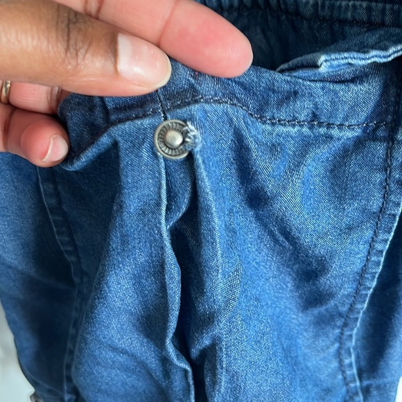 XL Blue Denim Utility Jacket - Picture 3 of 7